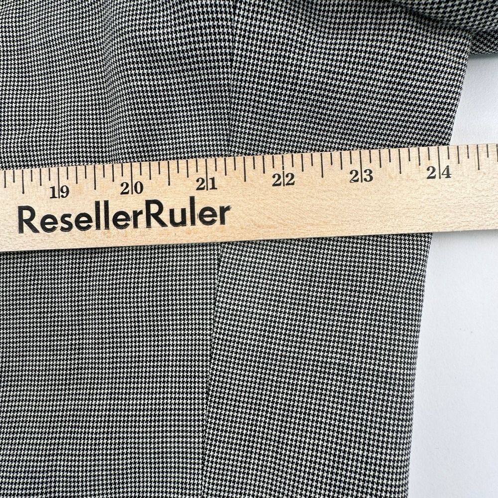 Marzoni Mens Blazer 48R Gray Plaid Lanificio di Marzoni Wool Silk Blend 3 Button - Picture 15 of 15
